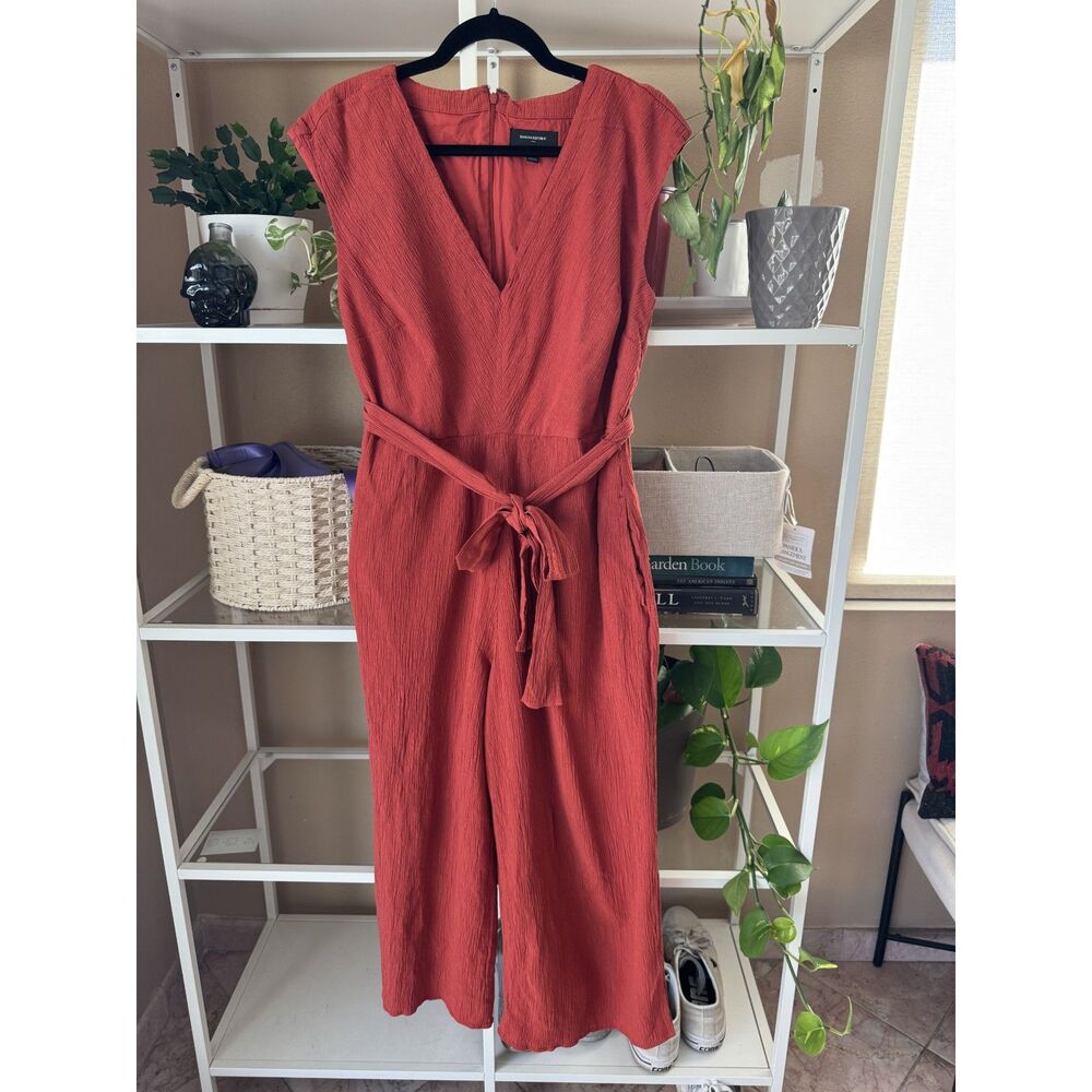 Banana Republic Rust Jumpsuit